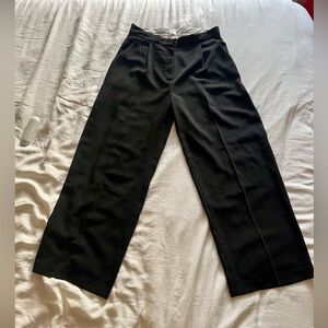 OAK + FORT Black Relaxed Fit Trousers